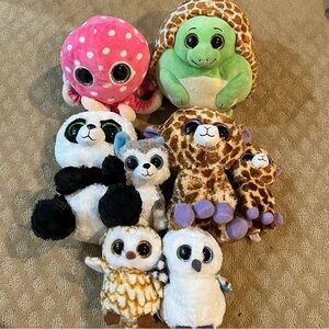 Bundle 8 TY plushies